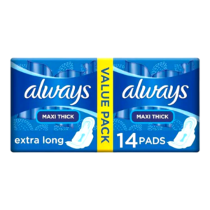 ALWAYS MAXI THICK EXTRA LONG 3IN1 (XL) 14UN
