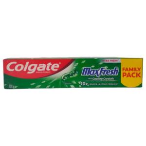 COLGATE MAXFRESH CLEAN MINT WITH COOLING CRYSTALS (FAMILY PACK) 120G