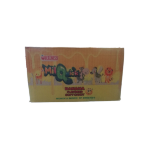 MILQUICK BANANA FLAVOURED BISCUITS 50PCS
