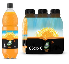 5 ALIVE PULPY ORANGE 85CL X6