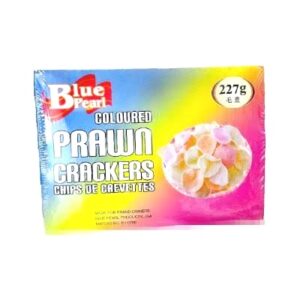 BLUE PEARL COLOURED PRAWN CRACKERS CHIPS 227G