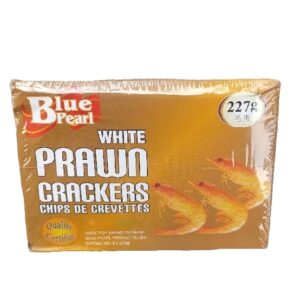 BLUE PEARL WHITE PRAWN CRACKERS CHIPS 227G