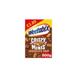 WEETABIX CRISPY MINIS CHOCOLATE CHIP 500G