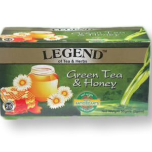 LEGENDS TEA & HERBS GREEN TEA & HONEY 100G