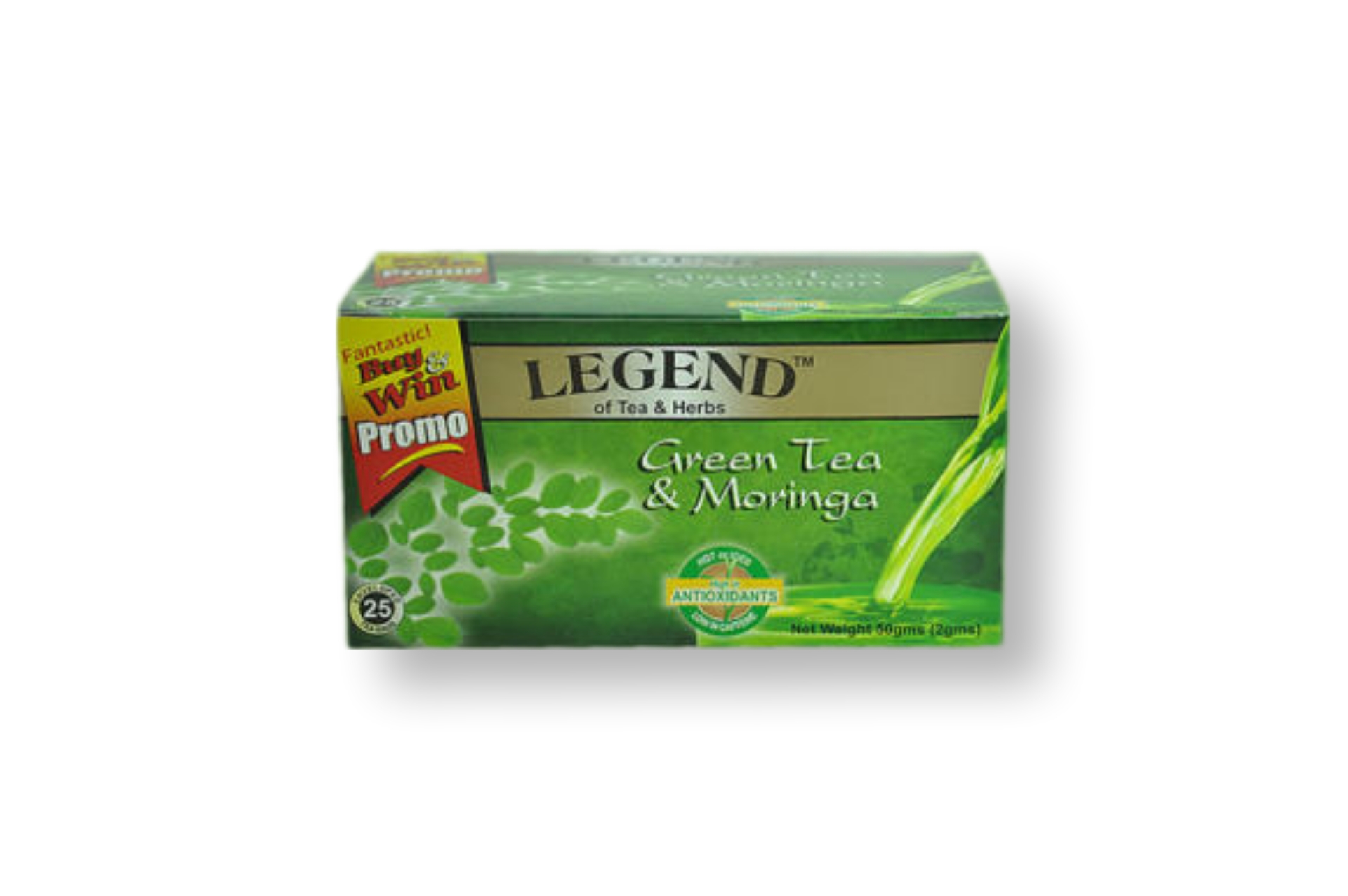 LEGENDS TEA & HERBS GREEN TEA & MORINGA 200G