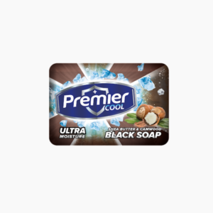 PREMIER COOL SHEA BUTTER AND CAMWOOD BLACK SOAP 75G
