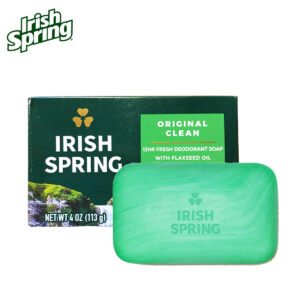 IRISH SPRING ORGANIC CLEAN 12HRS DESODORANT SOAP WITH FLAXSEED OIL 113G