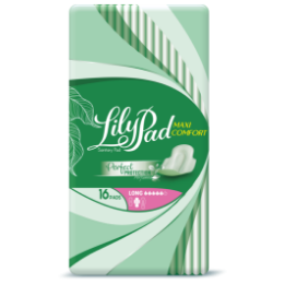 LILYPAD MAXI COMFORT SANITARY PADS 16PC
