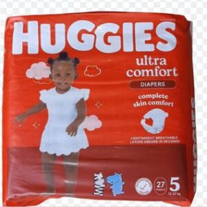 HUGGIES 5 ULTRA COMFORT DIAPERS 27PC