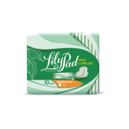 LILYPAD MAXI COMFORT SANITARY PADS 10PC