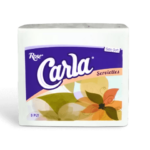 ROSE CARLA WHITE SERVIETTE 2PLY