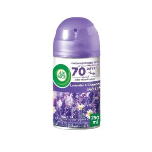 AIRWICK ODOUR NEUTRALIZATION UPTO 70DAYS LAVENDER AND CAMOMILE FRESHMATIC AUTOSPARY 250ML