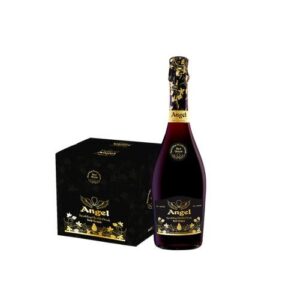ANGEL NON ALCOHOLIC SPARKLING HEALTH DRINK RED GRAPE WINE 75CL