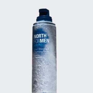 North For Men Subzero 2-in-1 Shaving & Cleansing Foam 200ml